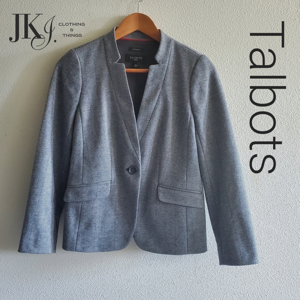 Talbots Petites Aberdeen Women's Blazers Gray